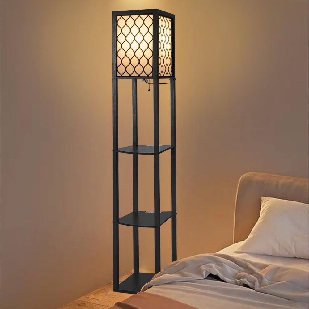 Bookshelf And Storage Shelf Floor Lamp - Pacisia