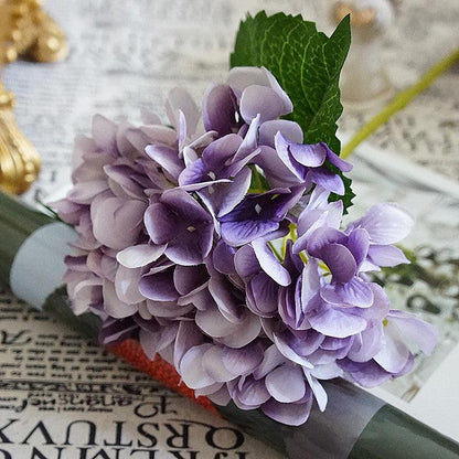 Bride Bouquet Vase Decoration-Accessories Flower-Arrangement Silk Hydrangea Artificial-Flowers - Pacisia