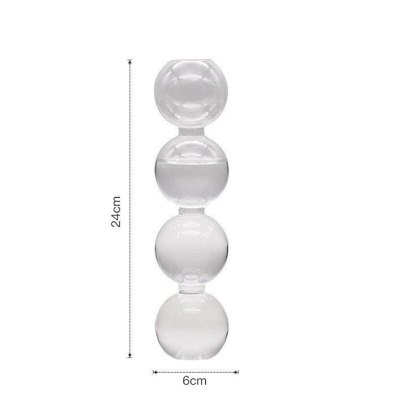 Bubble Glass Vase Hydroponic Spherical Flower - Pacisia