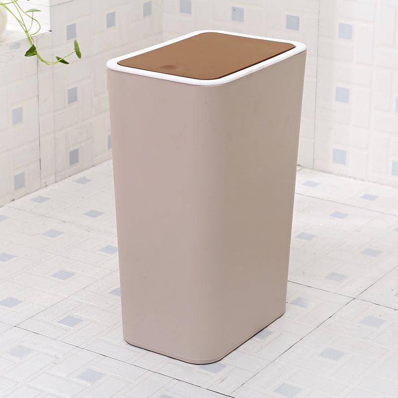 Bullet Cover Household Plastic Trash Can - Pacisia