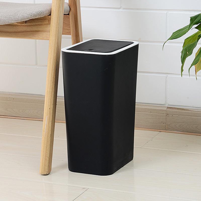 Bullet Cover Household Plastic Trash Can - Pacisia
