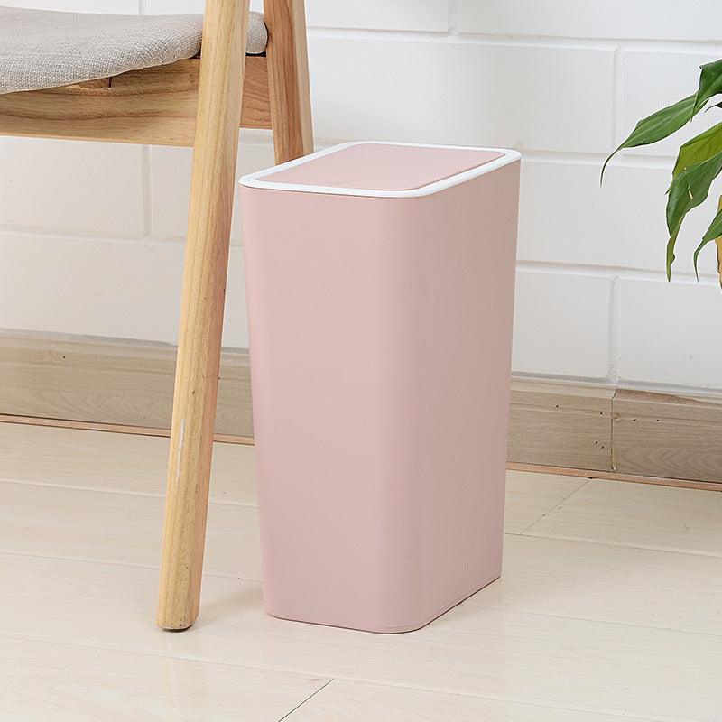 Bullet Cover Household Plastic Trash Can - Pacisia