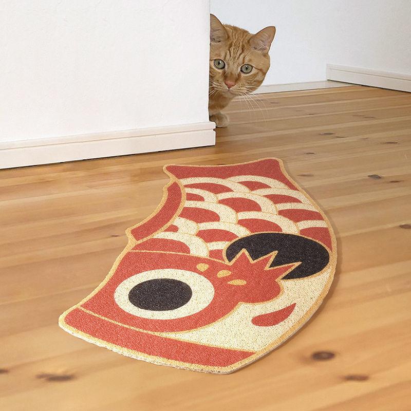 Carp Streamer Floor Mat Stain-resistant Washable Floor Mat Pvc Cutting Pvc Loop Floor Mat - Pacisia