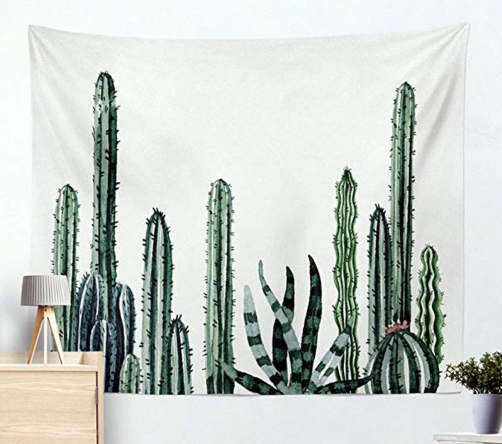 Cactus tapestry background tapestry - Pacisia