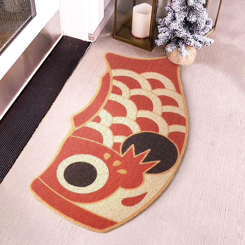 Carp Streamer Floor Mat Stain-resistant Washable Floor Mat Pvc Cutting Pvc Loop Floor Mat - Pacisia