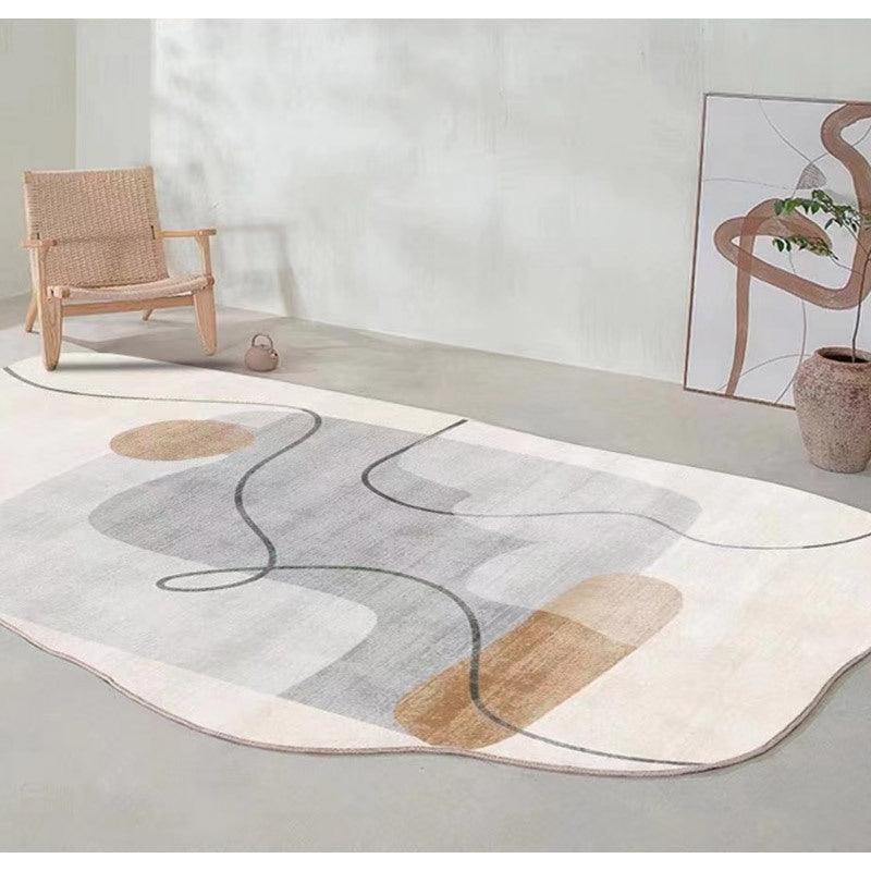 Carpet Household End Table Mat Wabi-sabi Wind Bedroom Irregular - Pacisia
