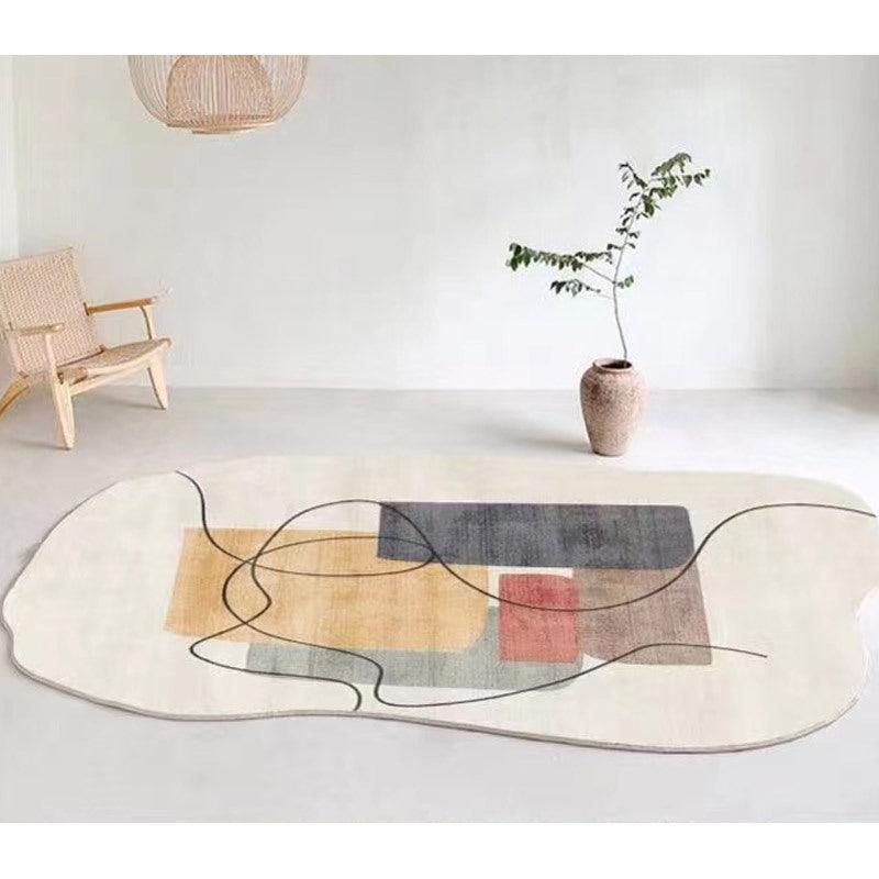 Carpet Household End Table Mat Wabi-sabi Wind Bedroom Irregular - Pacisia