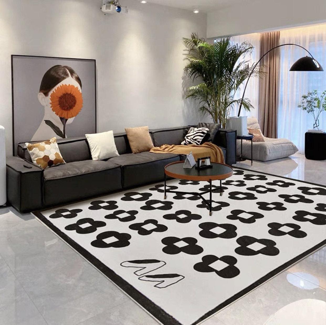 Cashmere Simple Small Flower Carpet Household - Pacisia