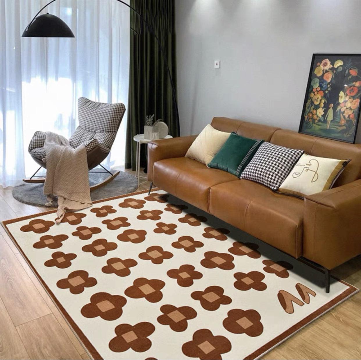 Cashmere Simple Small Flower Carpet Household - Pacisia