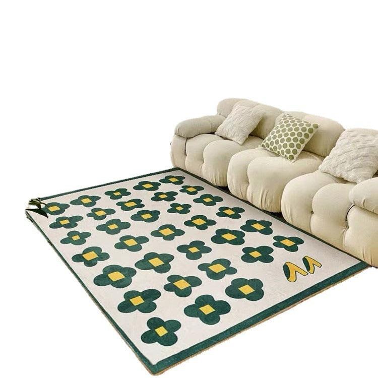 Cashmere Simple Small Flower Carpet Household - Pacisia