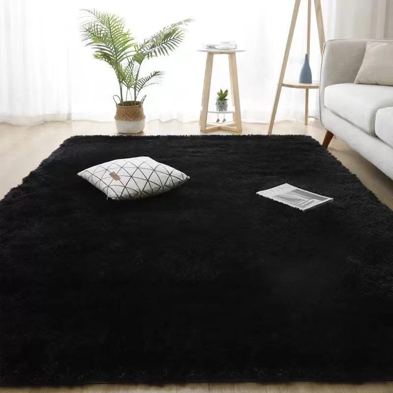 Nordic Fluffy Carpet Rugs For Bedroomliving Room Rectangle Large Size Plush Anti-slip Soft Carpet White Red 13 Colors - Pacisia
