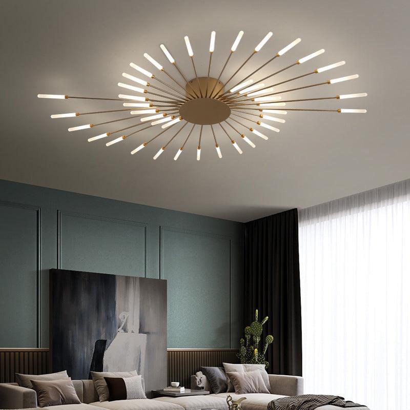 Ceiling Room Lights With Special Iron Decoration - Pacisia