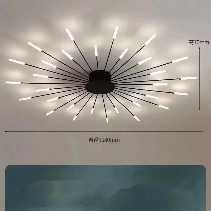 Ceiling Room Lights With Special Iron Decoration - Pacisia