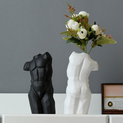 Ceramic Body Vase Flower Arrangement - Pacisia