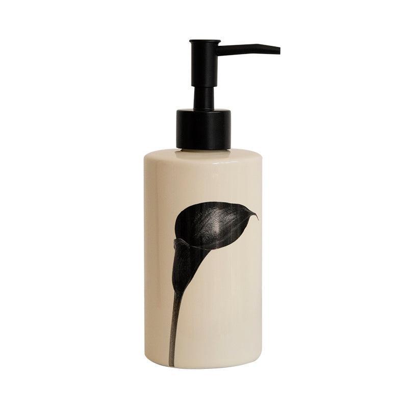 Ceramic Bottled Shampoo Shower Gel Large Capacity Push Type - Pacisia