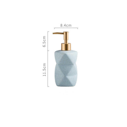 Ceramic Hand Sanitizer Bottled Shower Gel Shampoo Lotion Press Bottle - Pacisia