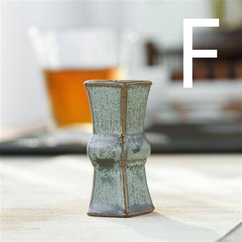 Ceramic Mini Vase Bronze Glaze Chinese Ornaments - Pacisia