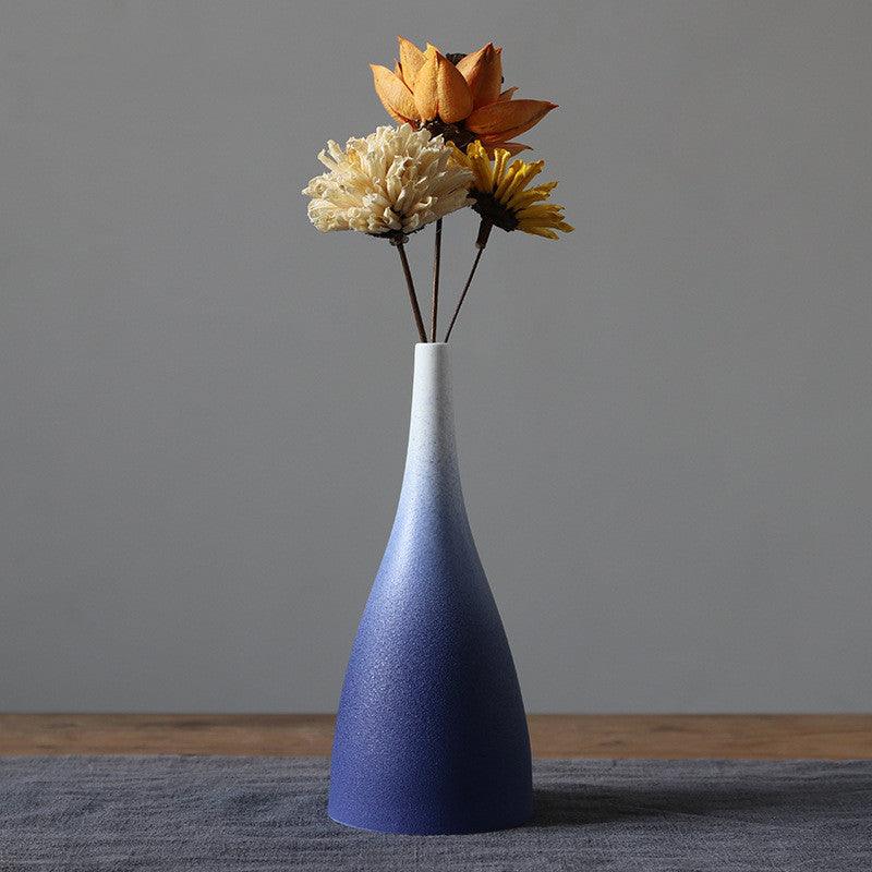 Ceramic Vase Creative Simple Decoration Gradient Frosted - Pacisia