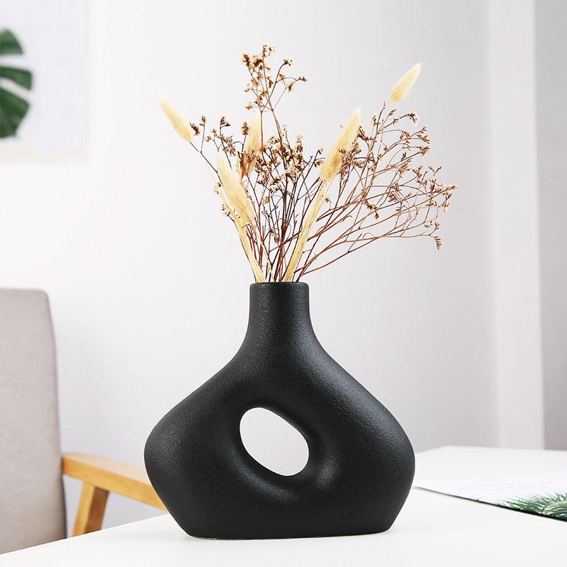 Ceramic Vase Creative Special-shaped Living Room Decoration - Pacisia