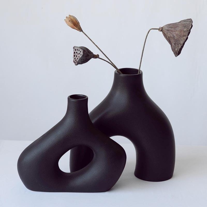 Ceramic Vase Creative Special-shaped Living Room Decoration - Pacisia