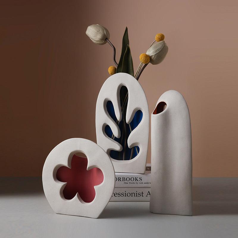 Ceramic Vase Decoration Flower Creative Living Room - Pacisia