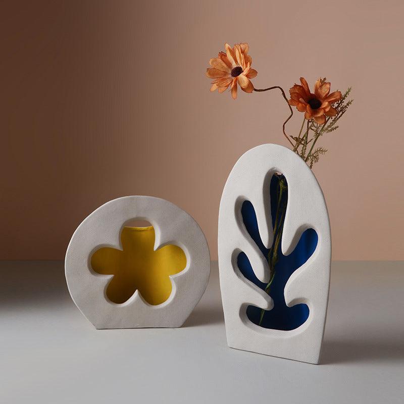 Ceramic Vase Decoration Flower Creative Living Room - Pacisia