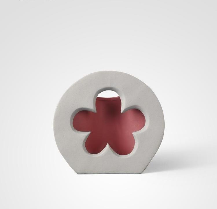 Ceramic Vase Decoration Flower Creative Living Room - Pacisia