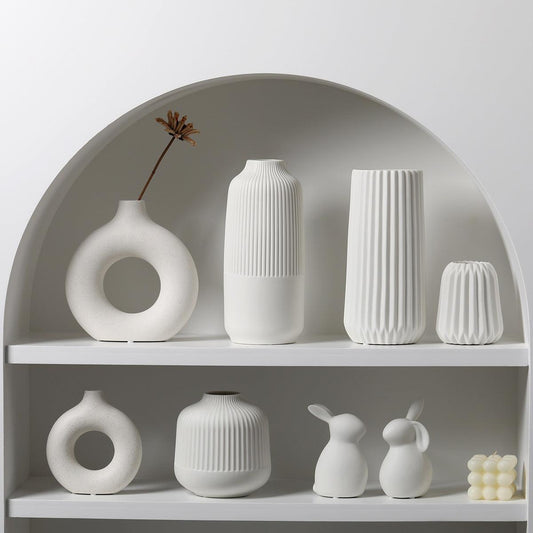 Ceramic Vase Decoration For Living Room Floral Arrangement - Pacisia