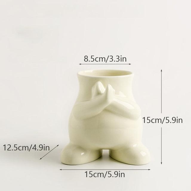 Ceramic Vase Decoration Suitable For Living Room Dining Table - Pacisia