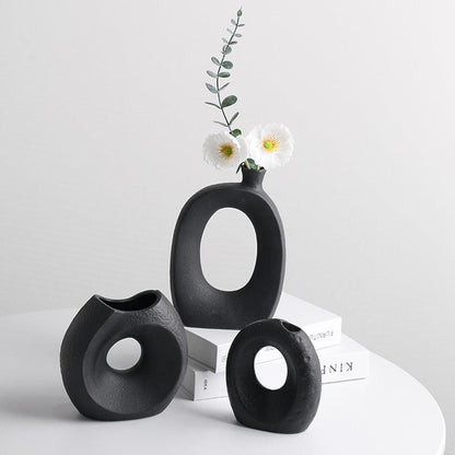 Ceramic Vase Dry Flower Arrangement Ornaments - Pacisia