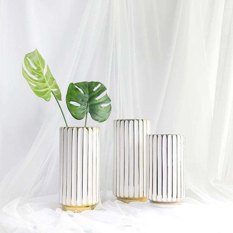 Ceramic Vase Floral Flower Home Decoration Ornaments - Pacisia
