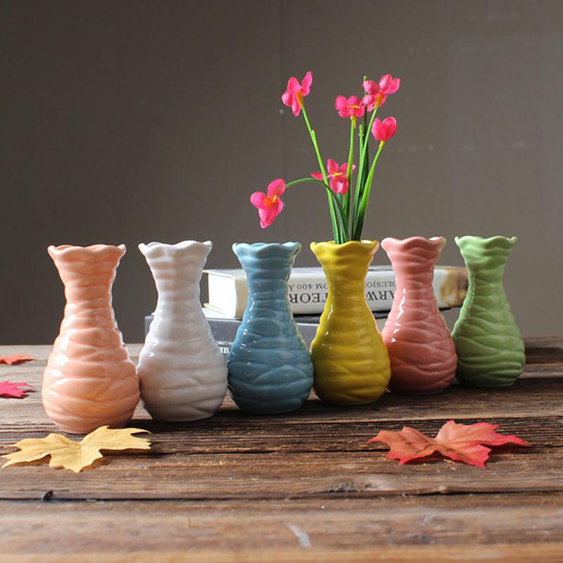 Ceramic vase flower arrangement - Pacisia