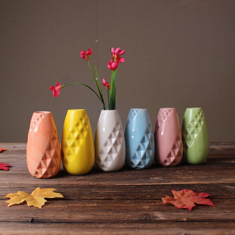 Ceramic vase flower arrangement - Pacisia