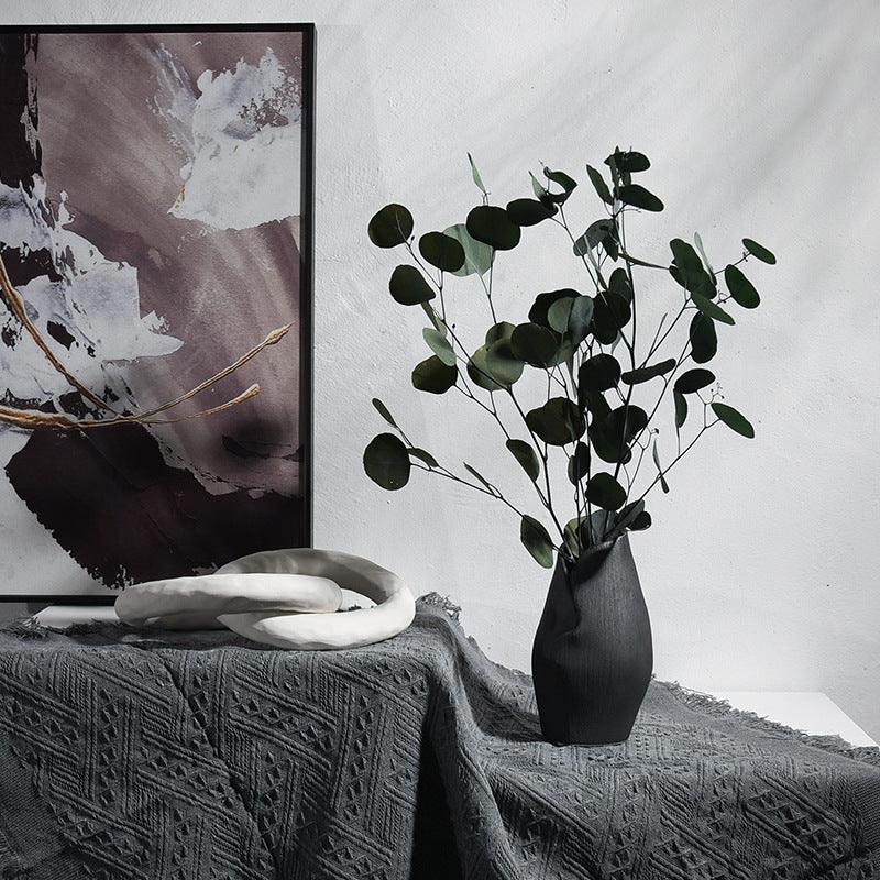 Ceramic Vase Handmade Brushed Decorative Ornaments - Pacisia