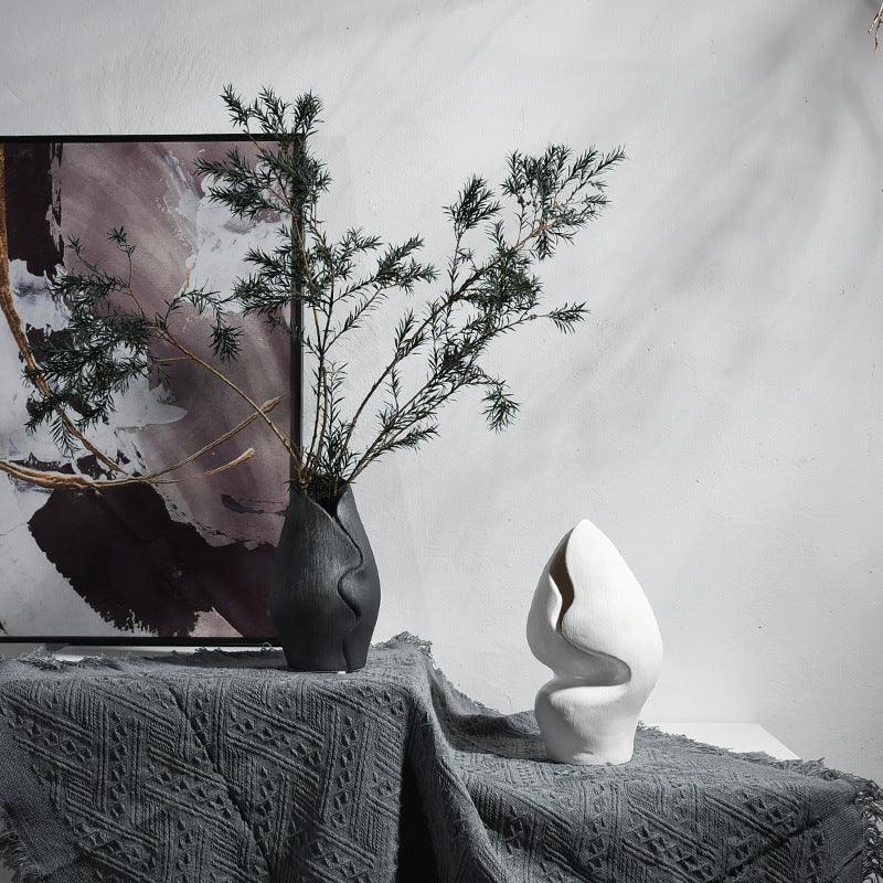 Ceramic Vase Handmade Brushed Decorative Ornaments - Pacisia