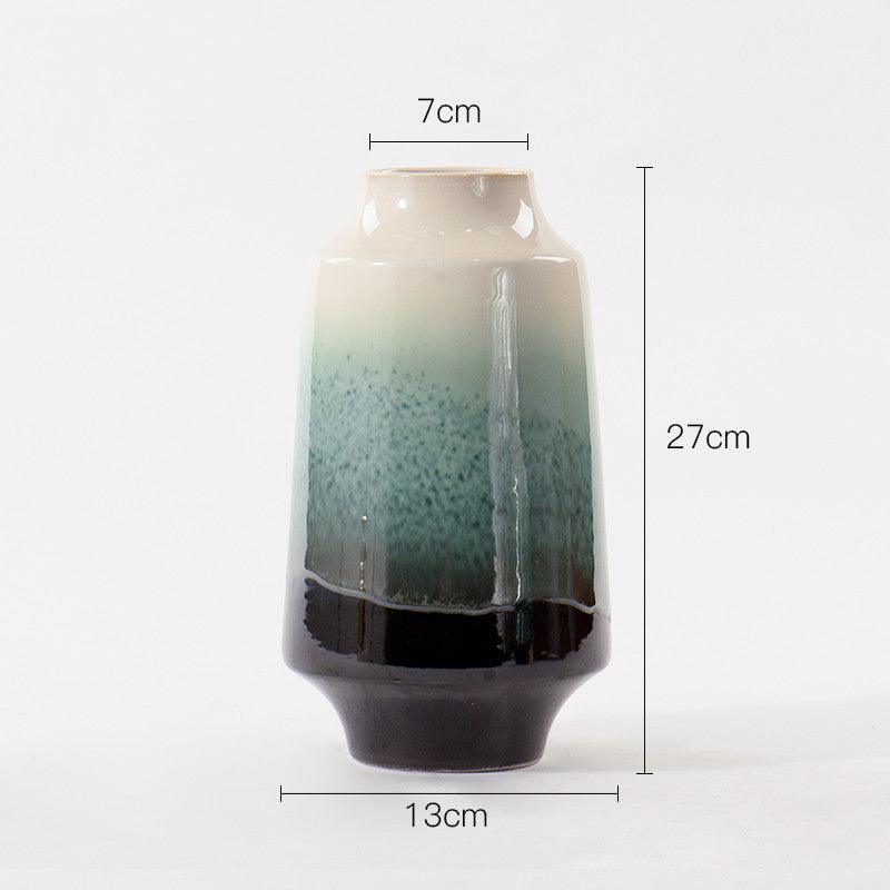 Ceramic Vase Living Room Dining Table Antique Japanese Floral Flower Arrangement Ornaments - Pacisia