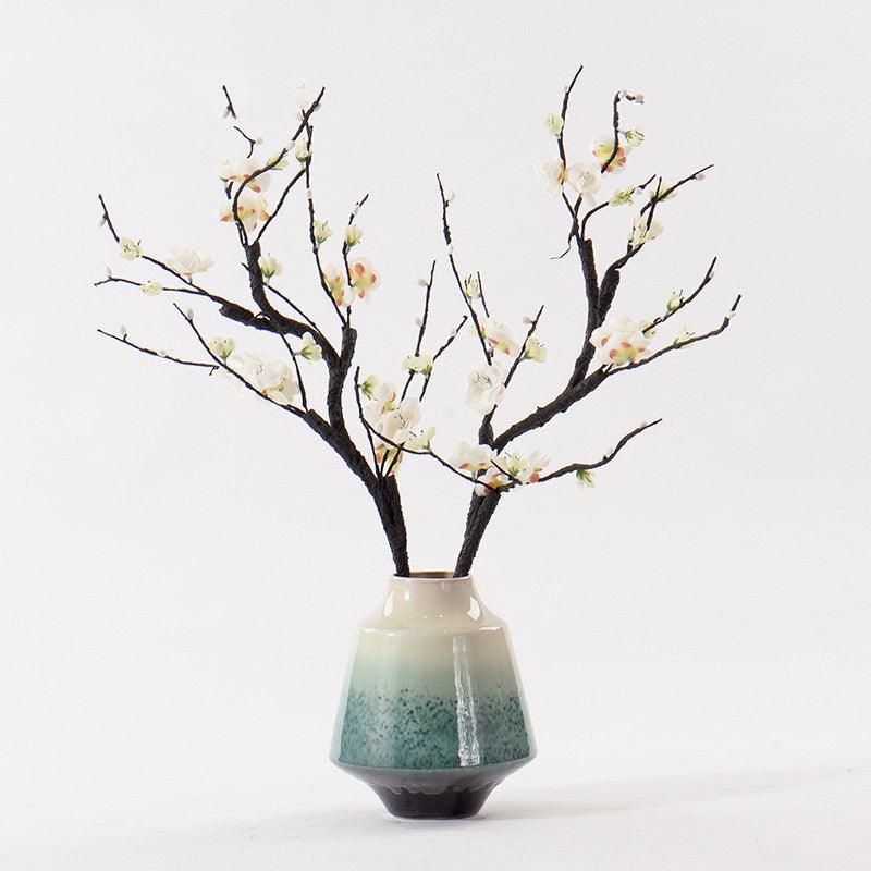 Ceramic Vase Living Room Dining Table Antique Japanese Floral Flower Arrangement Ornaments - Pacisia