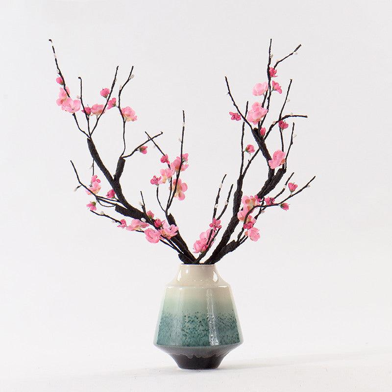 Ceramic Vase Living Room Dining Table Antique Japanese Floral Flower Arrangement Ornaments - Pacisia