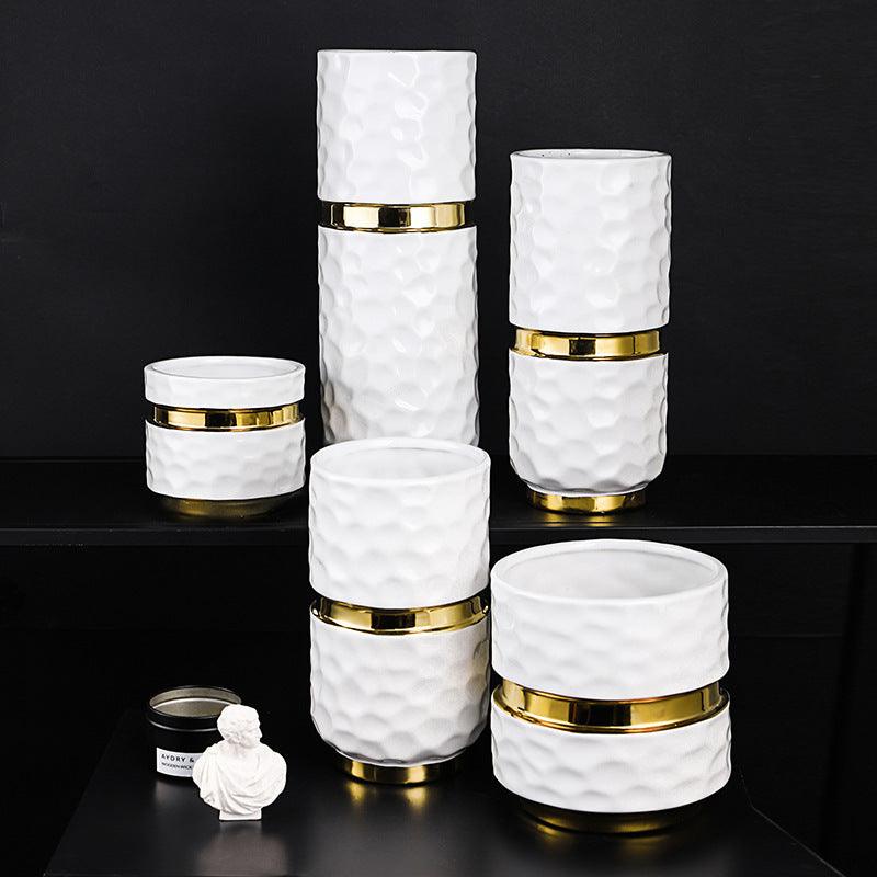 Ceramic vase, soft decoration ceramic decoration in living room and dining room - Pacisia