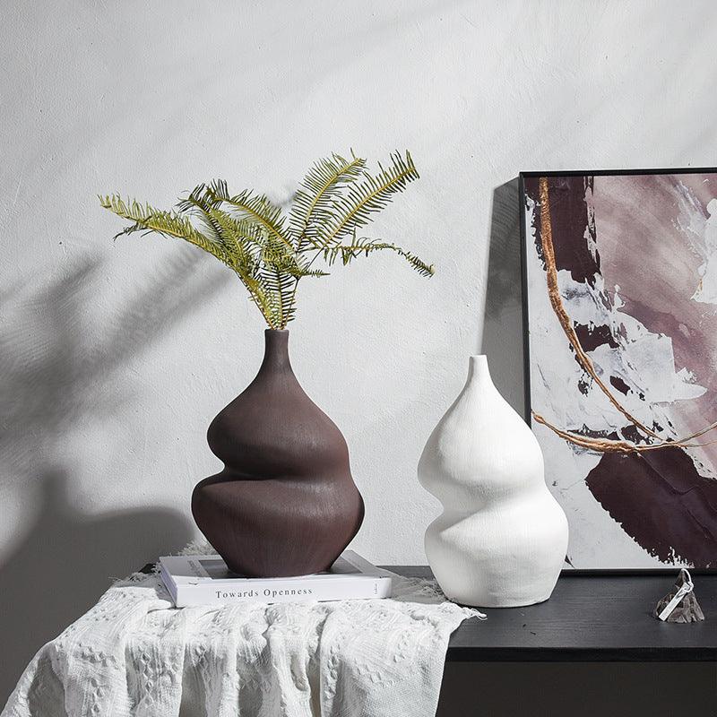 Ceramic Vase Soft Outfit Model Room Home Decoration - Pacisia