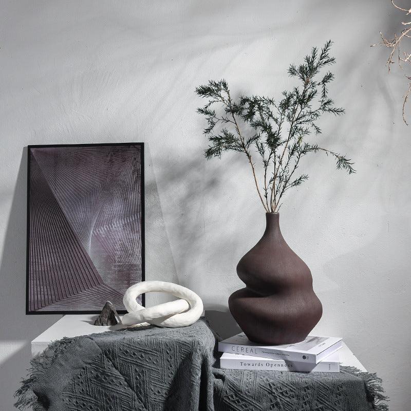 Ceramic Vase Soft Outfit Model Room Home Decoration - Pacisia