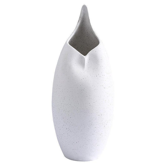 Ceramic Vase White Net Red Art Ornaments - Pacisia