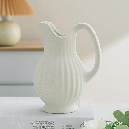 Ceramic White Dry Flower Vase - Pacisia