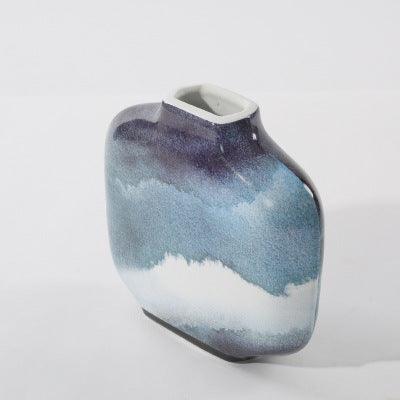 Chinese Creative Ink Landscape Ceramic Vase - Pacisia