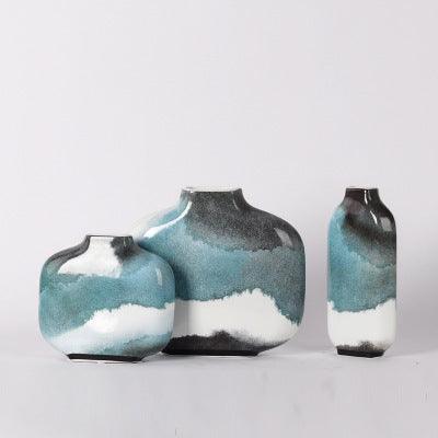 Chinese Creative Ink Landscape Ceramic Vase - Pacisia