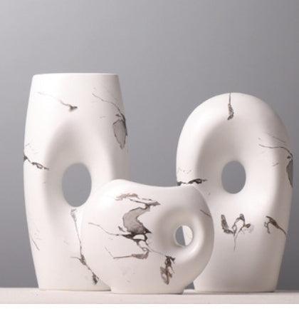 Chinese Style Simple And Elegant Ink Pattern Ceramic Vase - Pacisia