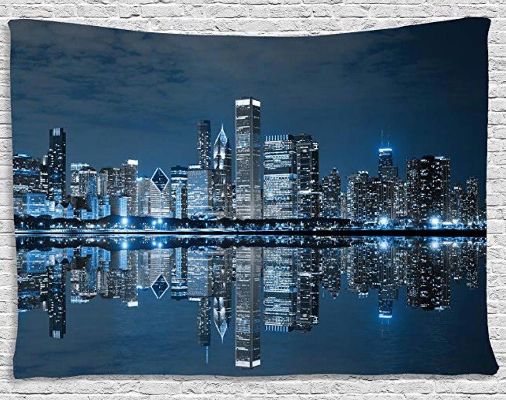 City night tapestry - Pacisia