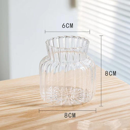 Clear Glass Vase Living Room Decoration Flower Ware - Pacisia