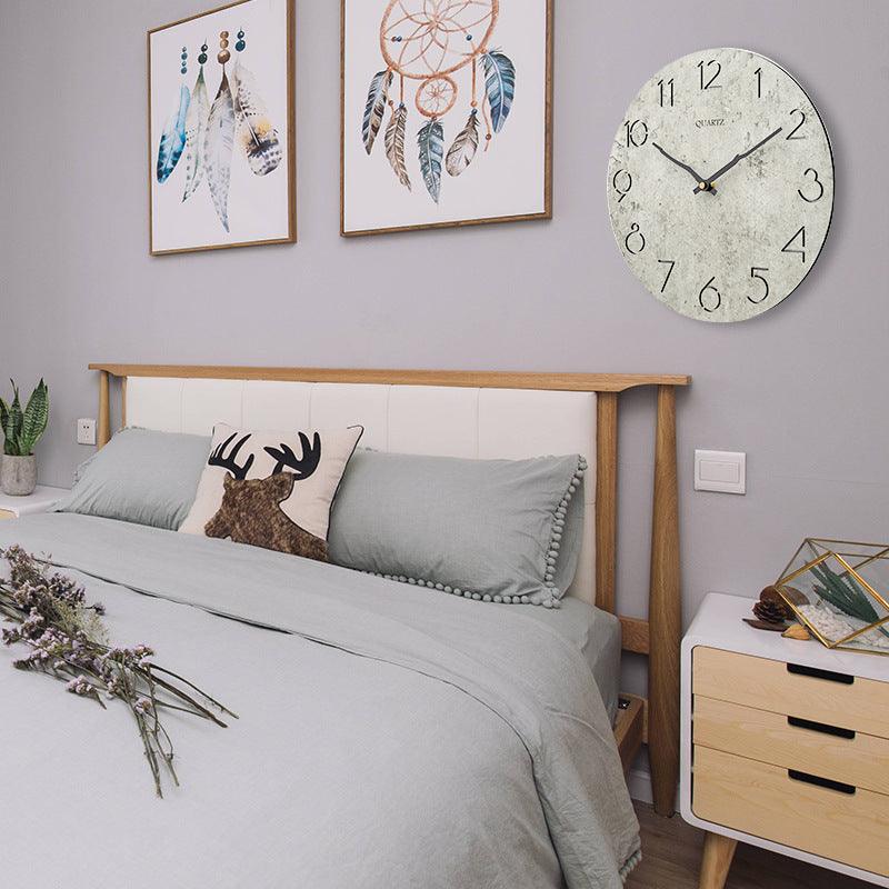 Clock Living Room Household Fashion Clock Modern Wall Clock - Pacisia