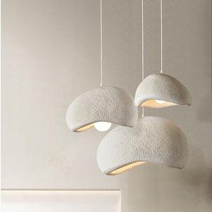 Cloud Chandelier With Micro Cement Cream French Bar Island Restaurant - Pacisia